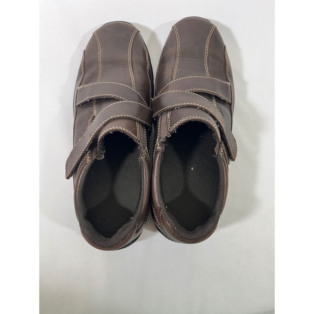 Rockport XCS Mens Leather Hook and Loop Comfort Shoes Slip On Brown SZ 8.5‎ - Picture 5 of 13